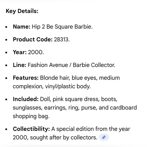 Barbie Boutique 2000, Hip to be Square Doll 28313 - Picture 6 of 9